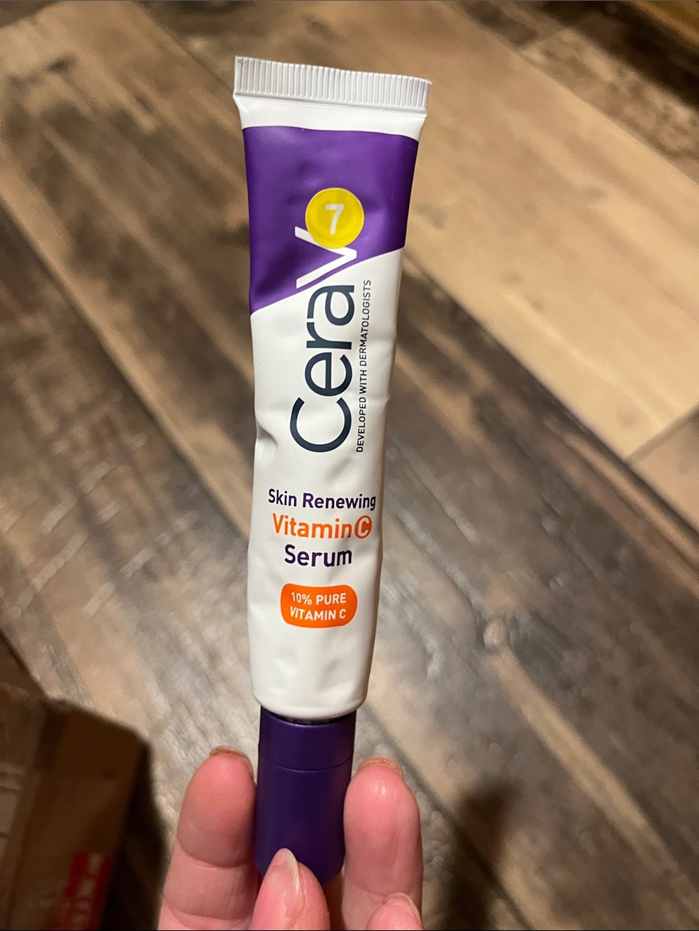 cerave Skin Renewing Vitamin C Serum - Purple/White/Orange Accents